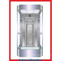 Safety Glass Semi-Circle Sightseeing Elevator Observation Lift